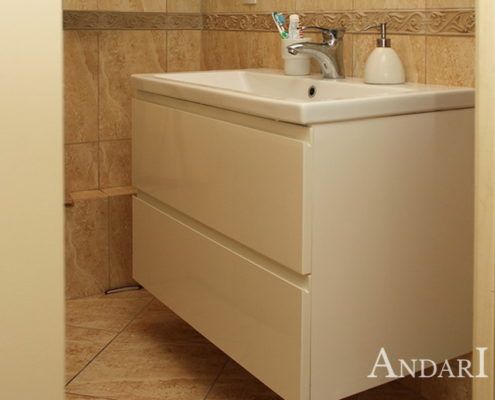 Тумба для ванной с интегрированными ручками - Андари