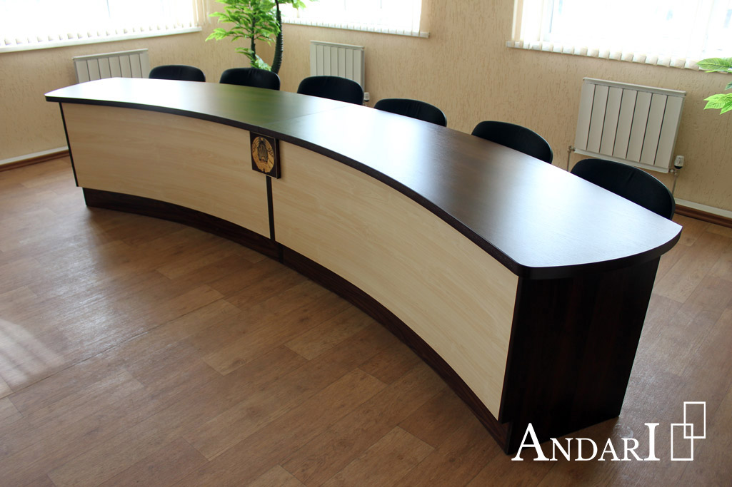 Мебель для конференц-зала: полукруглый стол - Андари