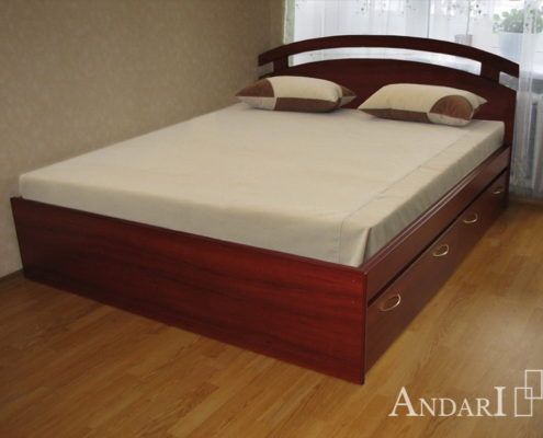 Кровать с фигурным изголовьем - Андари