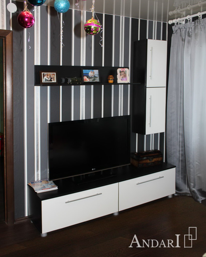 Черно-белая мебель для гостиной - Андари